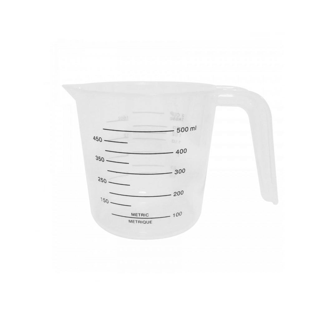 JARRA  MEDIDORA DE PLTSTICO 500 ML