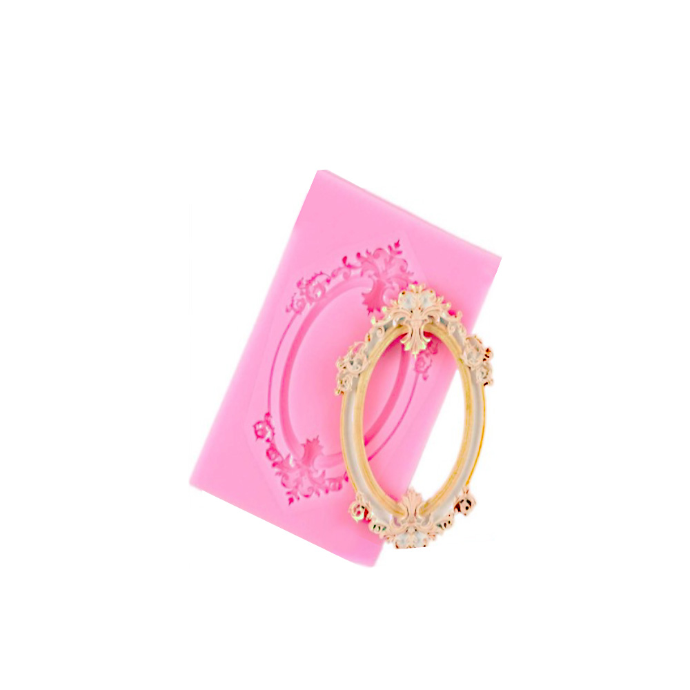 MOLDE SILICON MARCO OVALADO 5.5X8X.75 CM