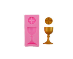 MOLDE SILICON CALIZ CON HOSTIA 8X3.5X1.5 CM