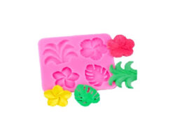 MOLDE SLICON HOJAS REHILETE 10X9X1 CM