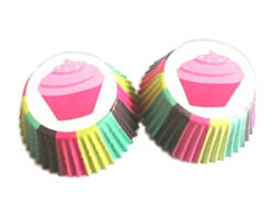 CAPACILLO MINI #4  COLORES MUFIN ROSA  100 PZ