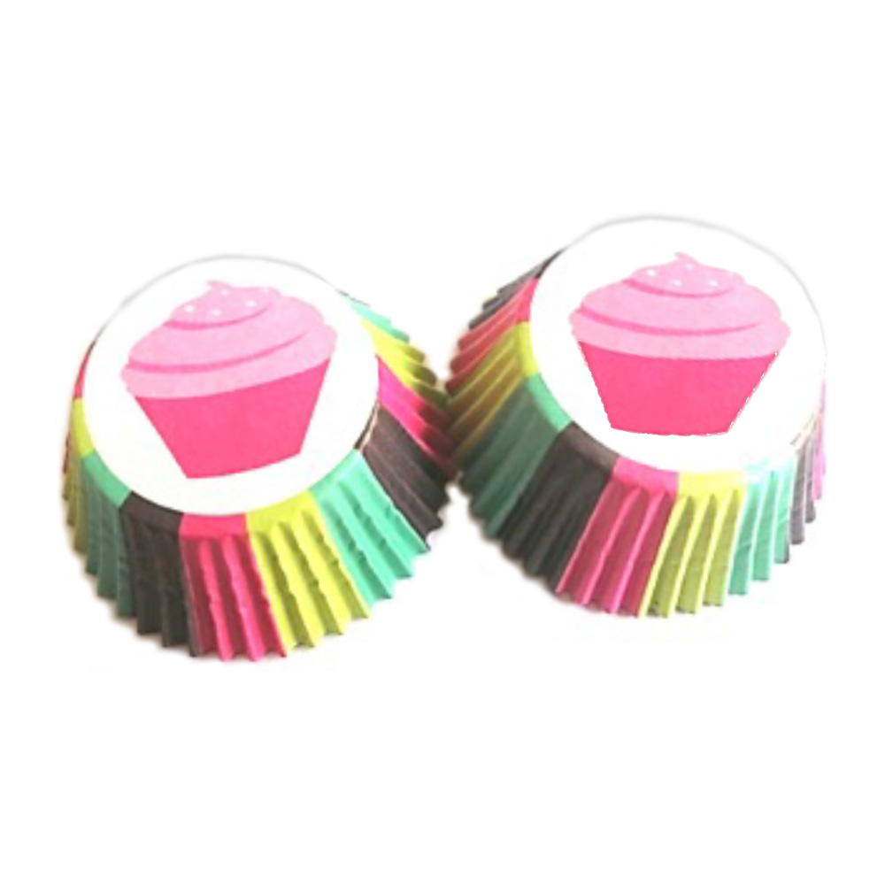 CAPACILLO MINI #4  COLORES MUFIN ROSA  100 PZ