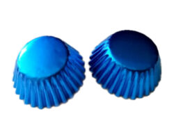 CAPACILLO MINI  #4 AZUL METALIZADO 100 PSA