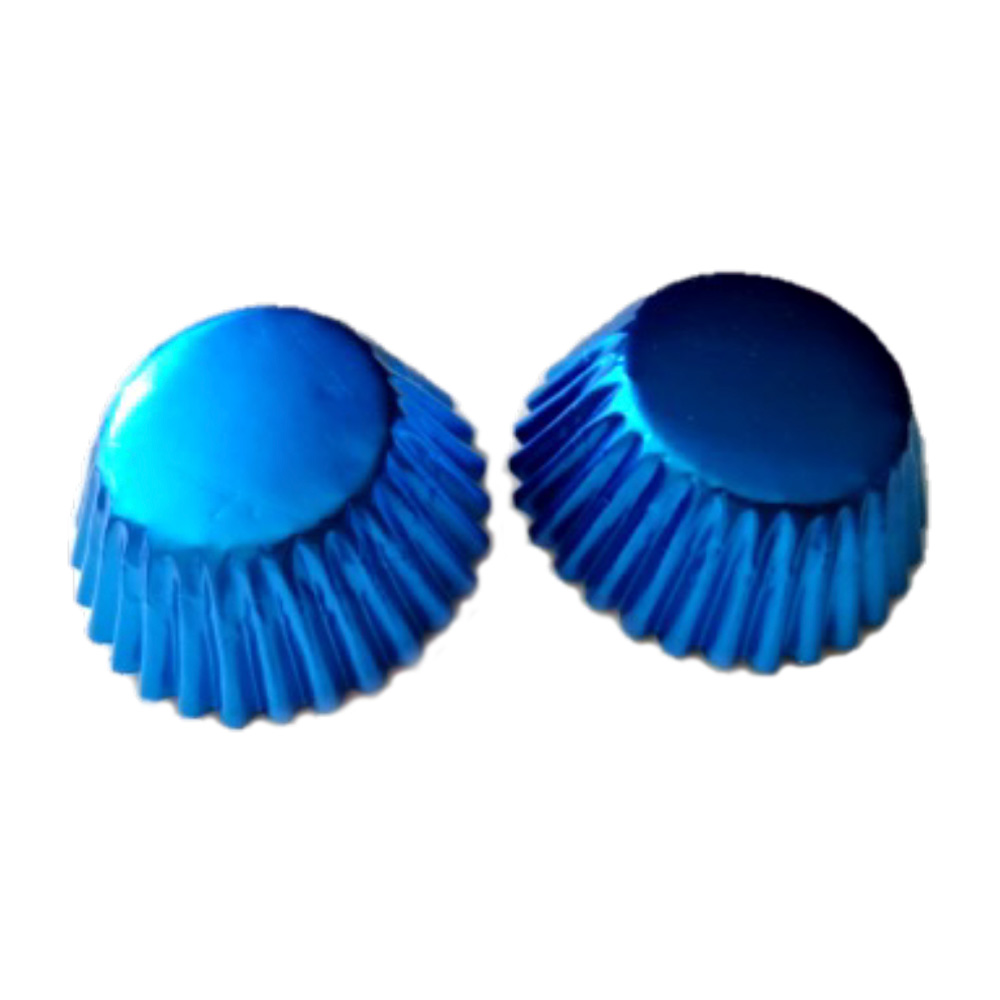 CAPACILLO MINI  #4 AZUL METALIZADO 100 PSA