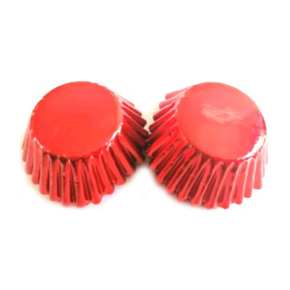 CAPACILLO MINI #4 ROJO METAL 100 PZ