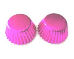 CAPACILLO MINI  #4 ROSA METALIZADO 100 PZA