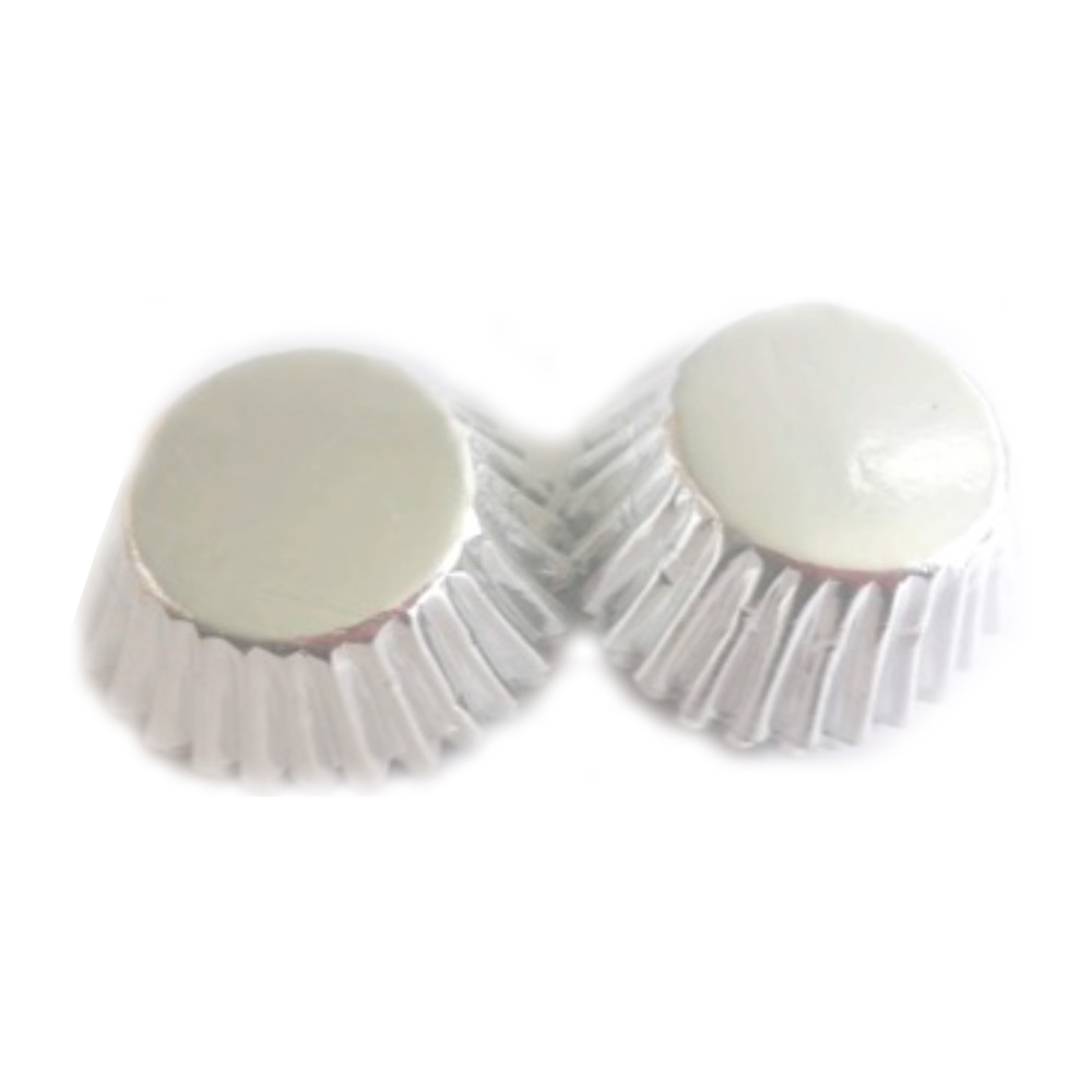 CAPACILLO MINI #4 PLATA METAL 100 PZ