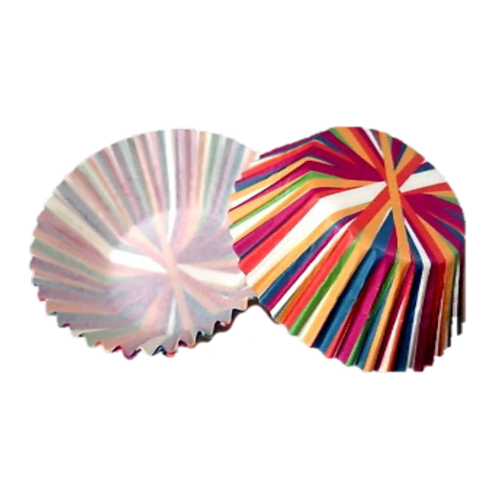 CAPACILLO # 72  RAYAS DE COLORES   100 PZ