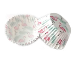 CAPACILLO # 72  BLANCO FLAMINGOS Y PLUMAS ESTANDAR 100 PZA