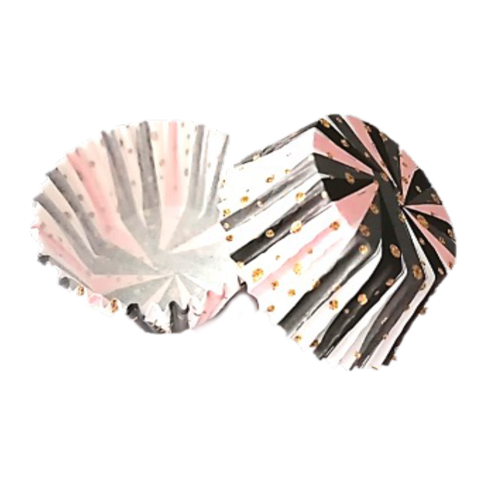 CAPACILLO # 72  REHILETE  NEGRO, GRIS, ROSA  ESTANDAR 100 PZ