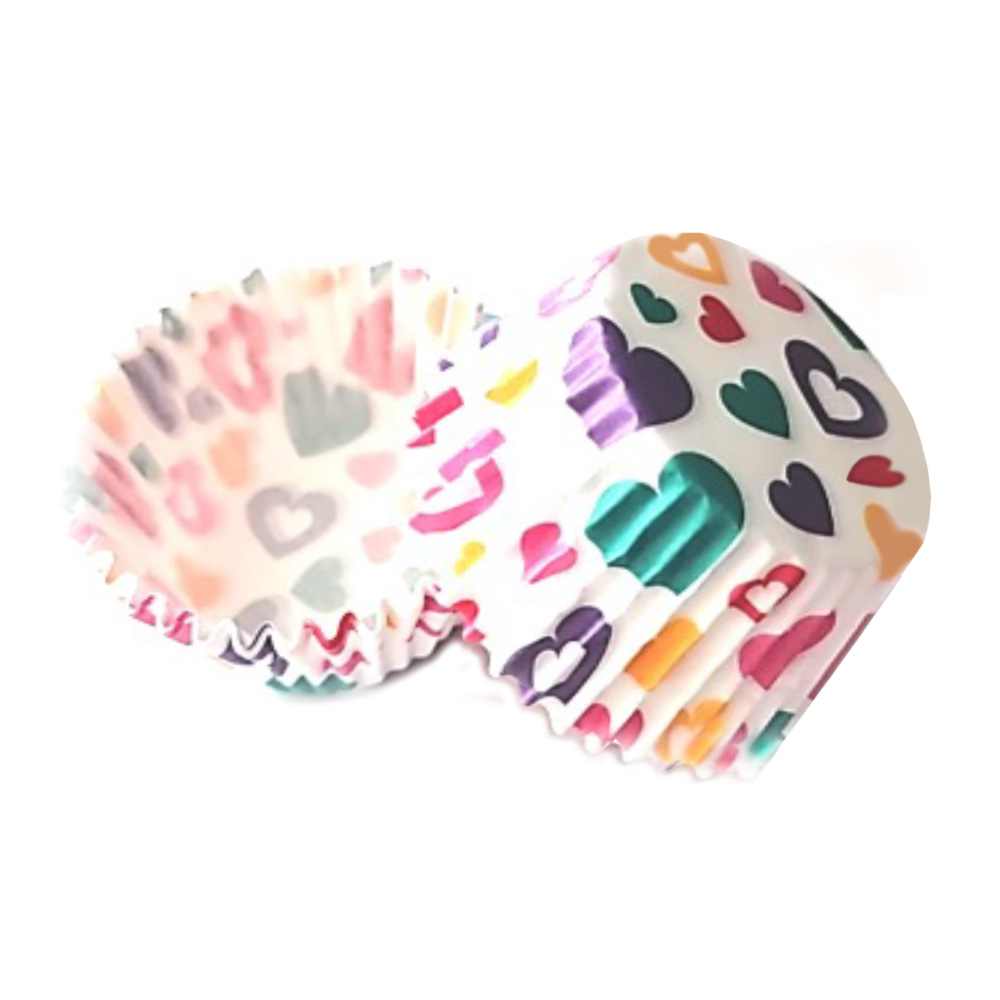 CAPACILLO  #72  BLANCO CORAZONES CHICOS COLORES  ESTAN