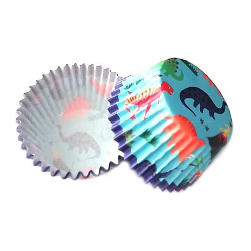 CAPACILLO #72  AZUL DINOSAURIOS  ESTANDAR 100 PZA