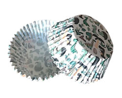 CAPACILLO  # 72 BLANCO DINOS COLORES VERDES 100 PZ