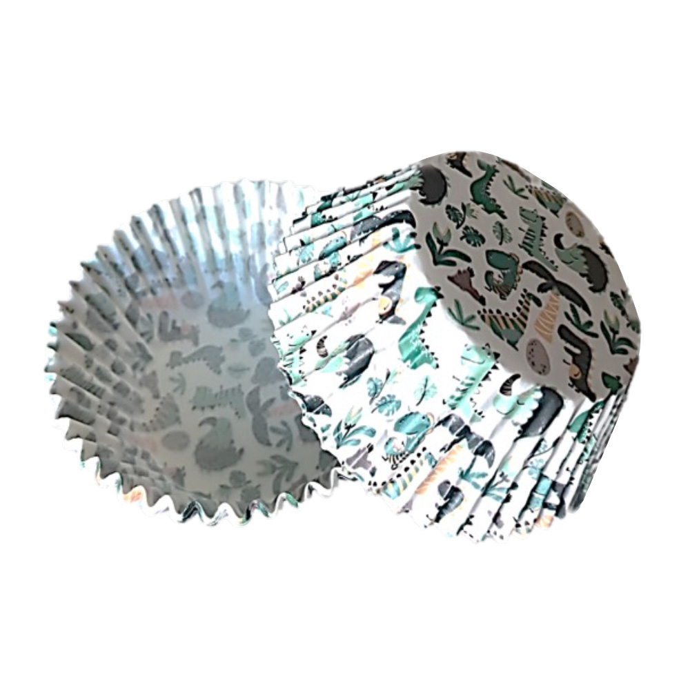 CAPACILLO  # 72 BLANCO DINOS COLORES VERDES 100 PZ