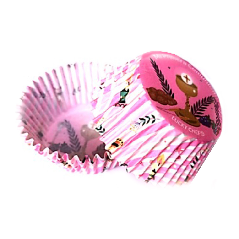 CAPACILLO #72  MI PRIMERA COMU. ROSA 100 PZAS.