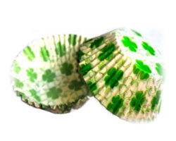 CAPACILLO # 72  BLANCO TREBOL VERDE 100 PZAS.