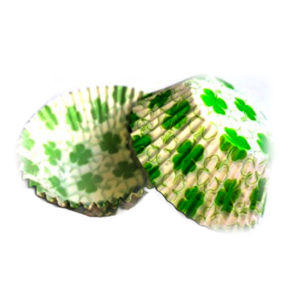 CAPACILLO # 72  BLANCO TREBOL VERDE 100 PZAS.