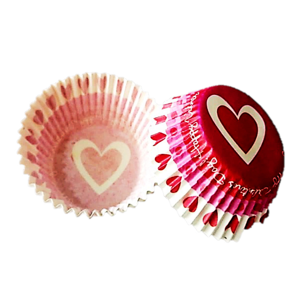 CAPACILLO #  72 CORAZONES ROJOS 100 PZ