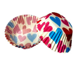 CAPACILLO # 72  CORAZON GRANDE COLORES 100 PZ