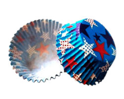 CAPACILLO # 72  AZUL ESTRELLAS COLORES 100 PZ