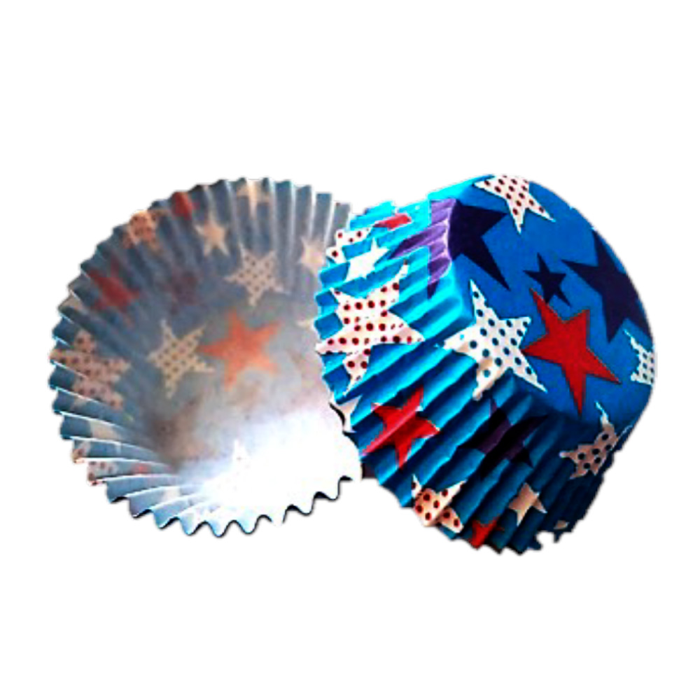 CAPACILLO # 72  AZUL ESTRELLAS COLORES 100 PZ