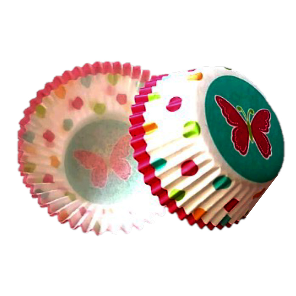 CAPACILLO # 72  PUNTOS MARIPOSA ROSA 100 PZ