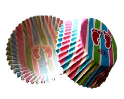 CAPACILLO # 72  LINEAS PIES ROSAS 100 PZ