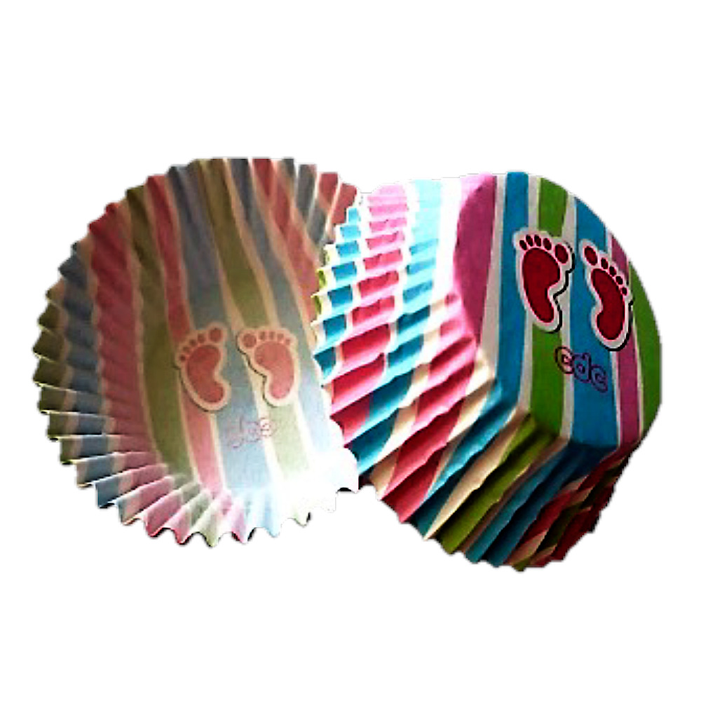 CAPACILLO # 72  LINEAS PIES ROSAS 100 PZ