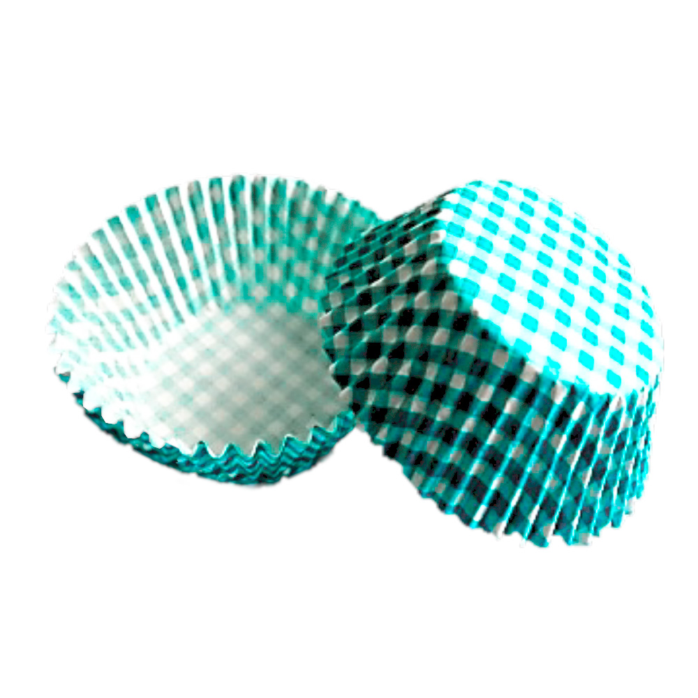 CAPACILLO # 72  MANTEL CUADROS AZUL 100 PZ