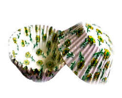 CAPACILLO # 72  BLANCO FLORES AMARILLO Y VERDE