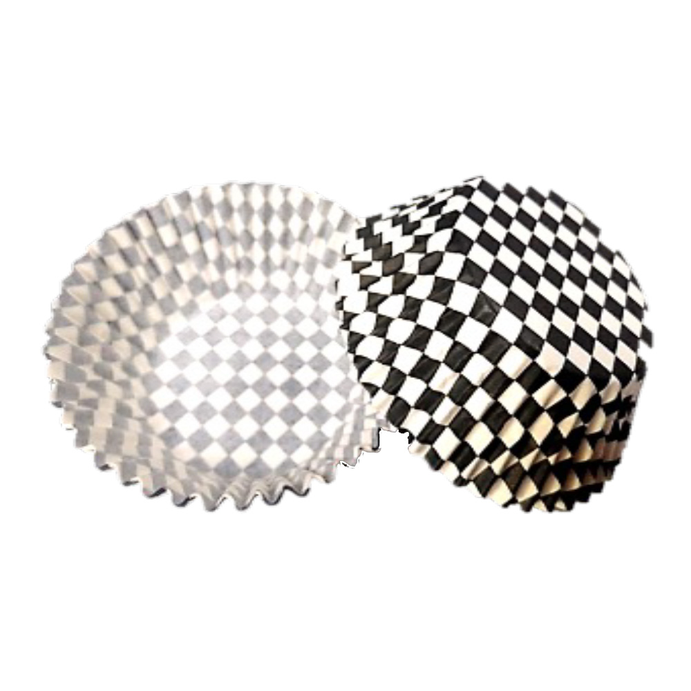 CAPACILLO # 72  CUADROS BLANCOS Y NEGROS 100 PZ