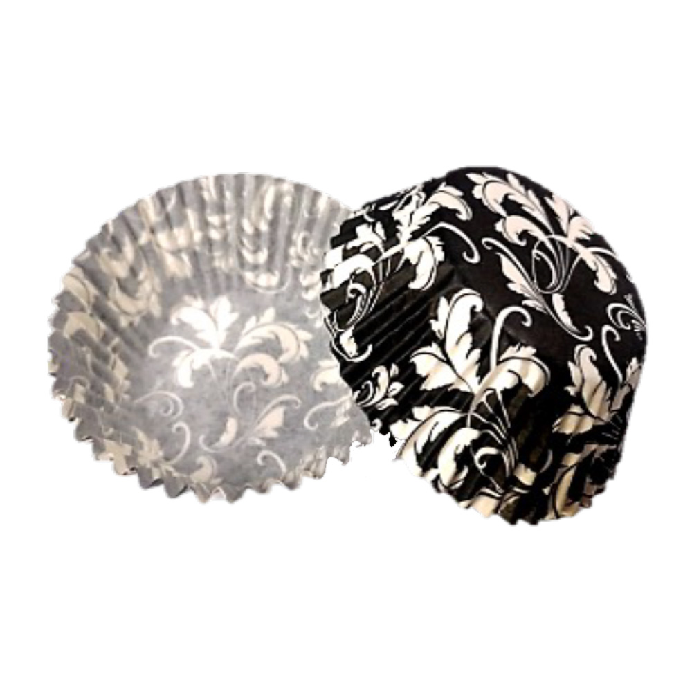 CAPACILLO # 72  NEGRO FLOR BLANCA 100 PZ