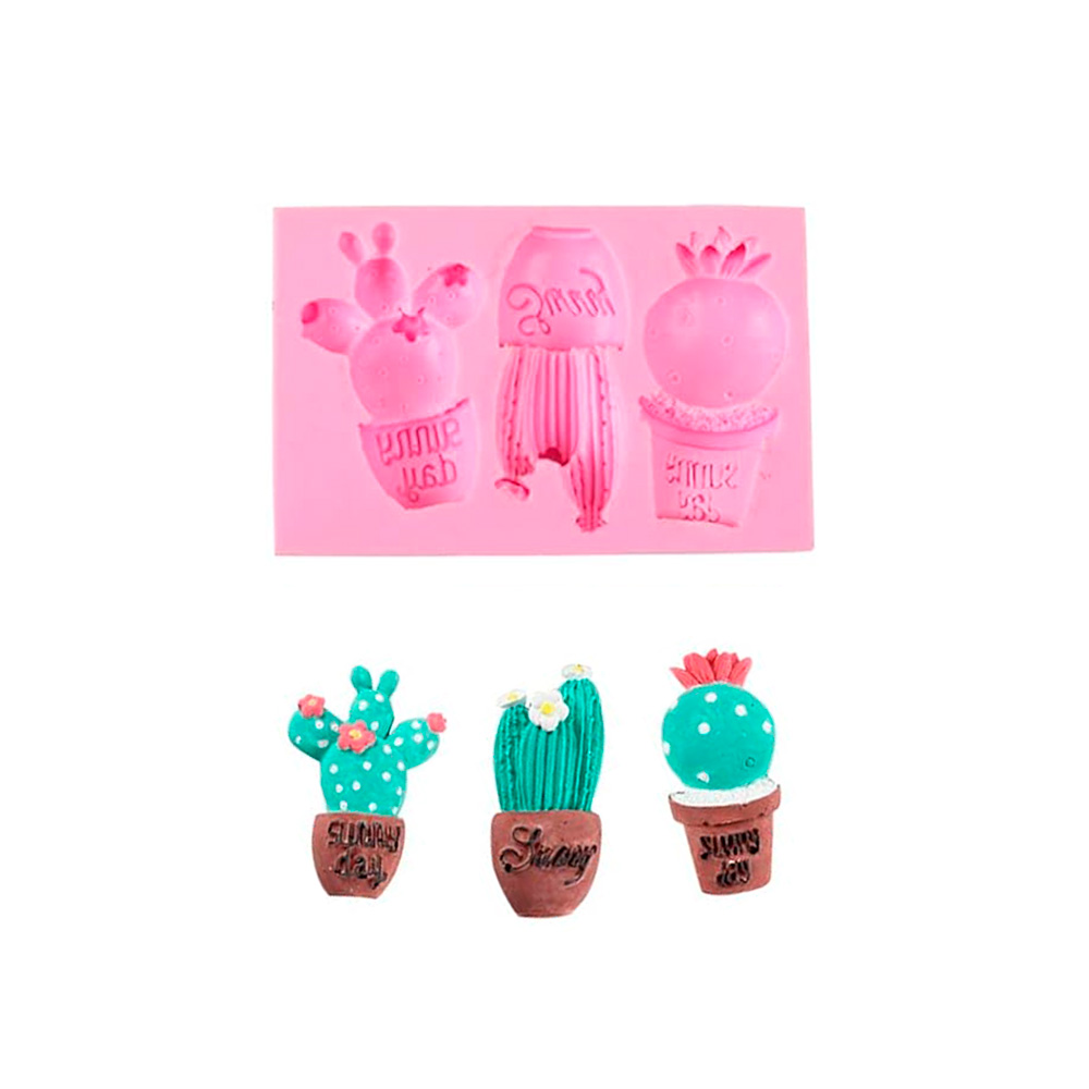 MOLDE SILICON CACTUS 7X11X2 CM