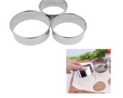 CORTA AINOX REDONDO 3, 5 Y 8 CM 3 PZ BLISTER