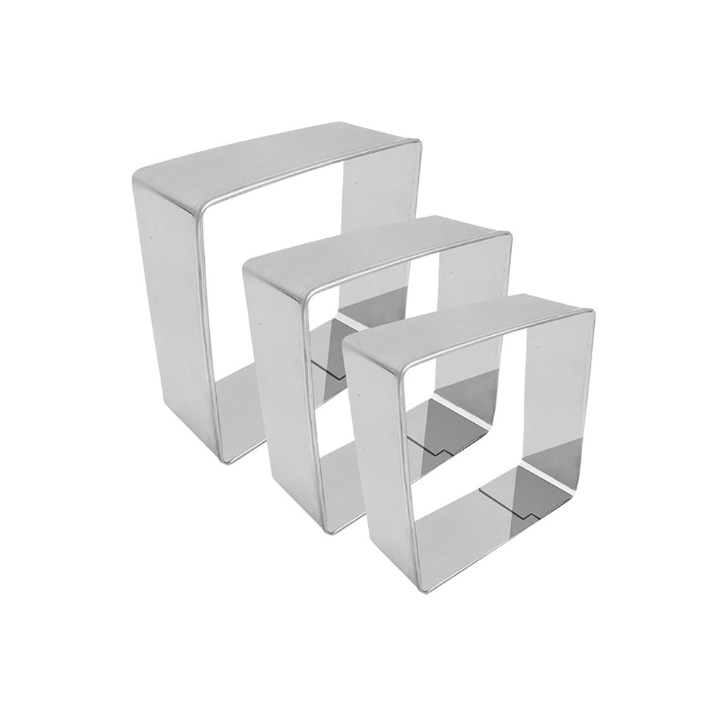 CORTADOR ACERO CUADRADO 3 PZ BLISTER