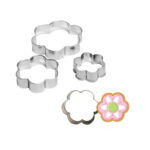 CORTADOR AINOX FLOR 3, 5 Y 9 CM BLISTER 3 PZ