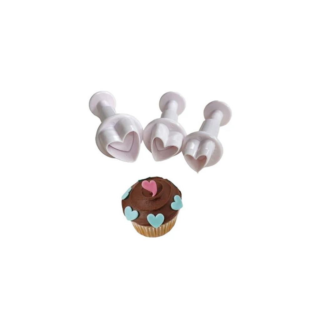 CORTADOR EYECTOR  CORAZONES MINI 3 P =C213