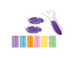 CARRETILLA MORADA CON ACCESORIOS