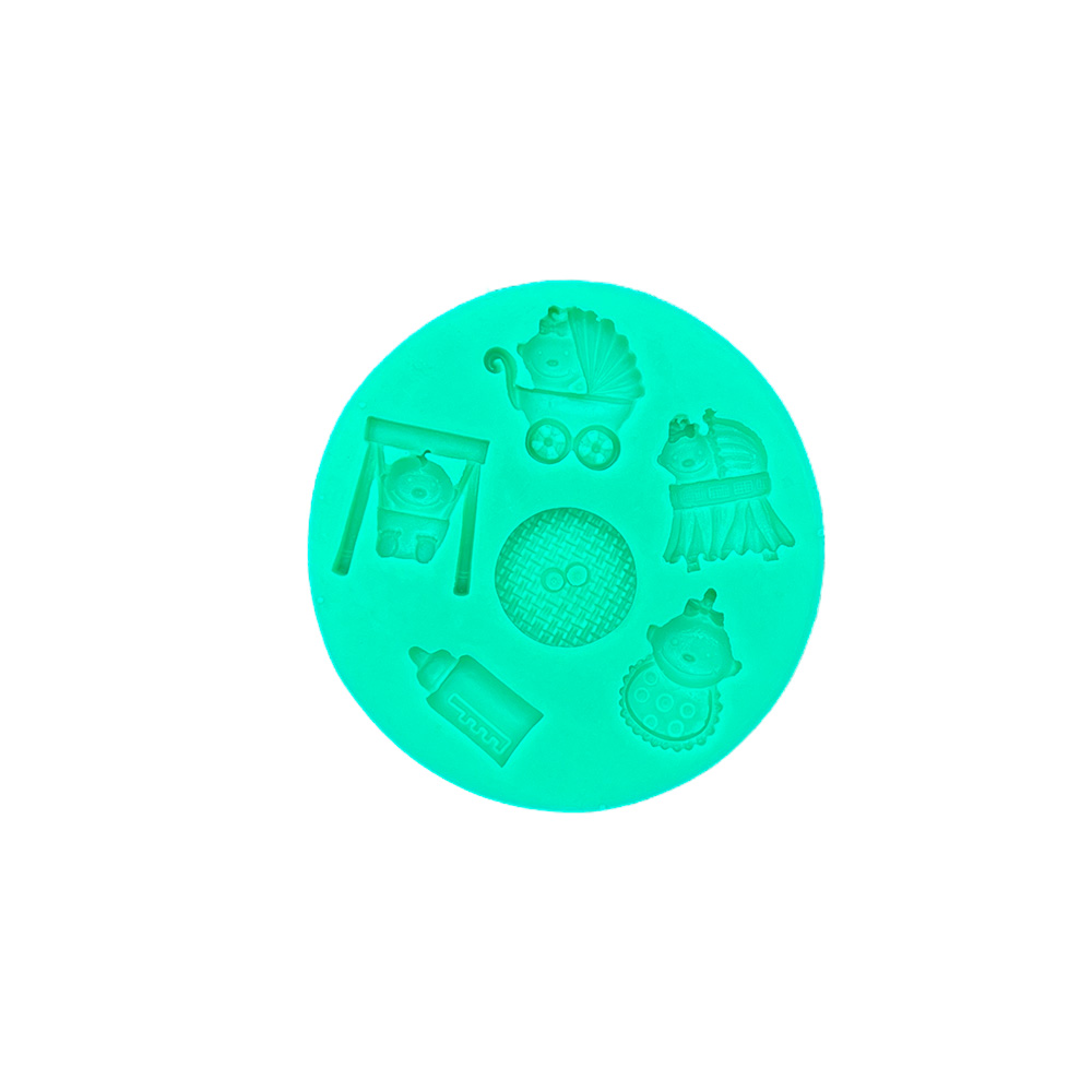 MOLDE DE SILICON BABY SHOWER