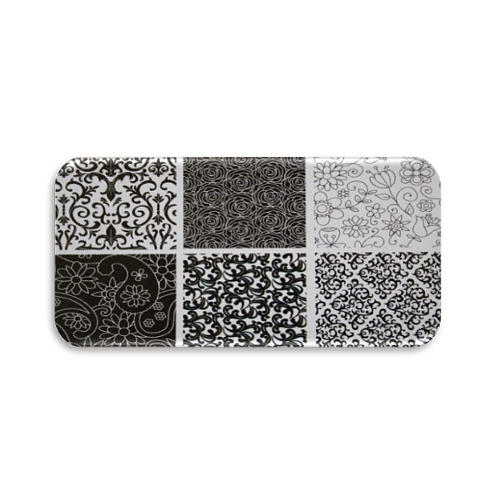 TAPETE TEXTURA  ACETATO 6 DISEÑ 30 X40 FLORAL