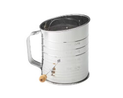 CERNIDOR DE  HARINA MANIVELA AINOX 16.5 CM =A1004