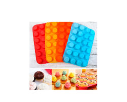 MOLDE PARAMINI  MUFFIN  SILICON 24 CAVIDADES