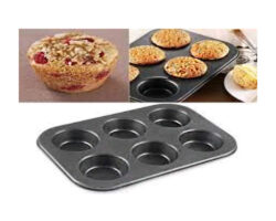 MOLDE PARA MUFFIN ESTANDAR  6 CAVIDADES