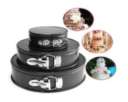 JUEGO DE MOLDES  DESMONTABLE 3 PIEZA 24 26 28 CM ANTIADHER