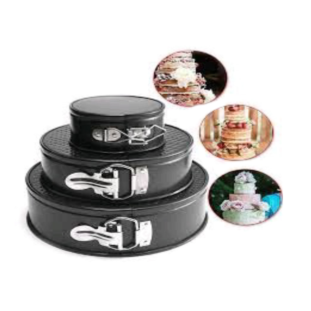 JUEGO DE MOLDES  DESMONTABLE 3 PIEZA 24 26 28 CM ANTIADHER