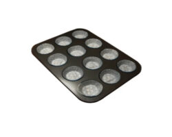 MOLDE PARA CUP CAKE CON ANTIADH 12 CAV DESMO