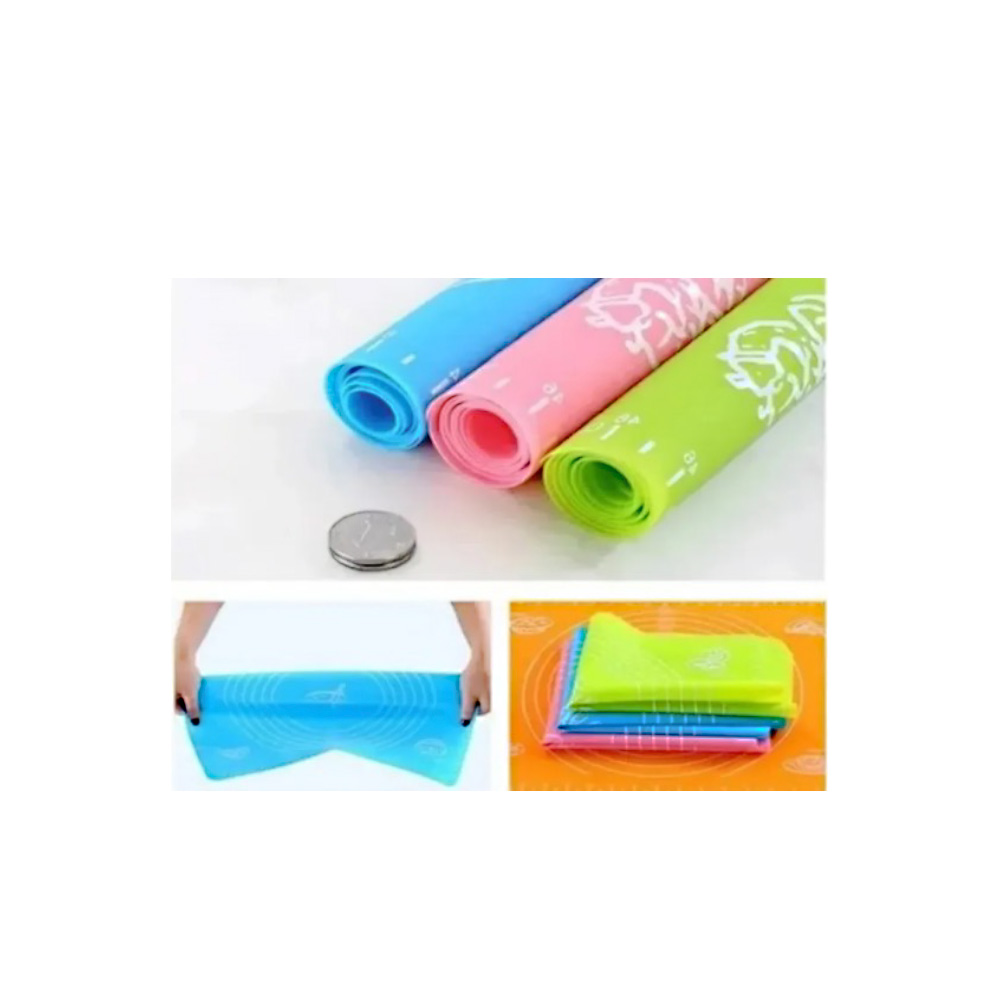 TAPETE DE SILICON CON MEDIDAS EX 70X70CMS.