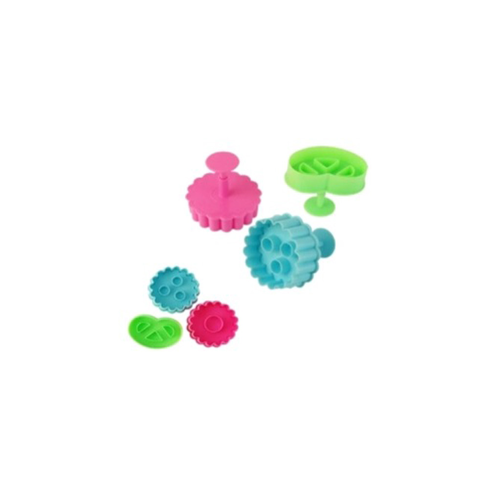 CORTADOR GALLETA 3 PIEZAS COLORES PRETZEL
