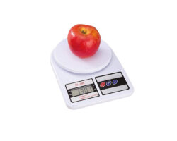 BASCULA DIGITAL BLANCA CAPACIDAD 5  7 O 10 KG