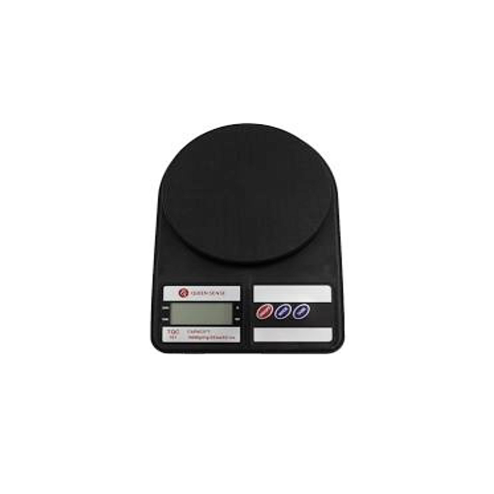 BASCULA DIGITAL NEGRA CAPACIDAD 5 O´ 7 Ó 10 KGS.